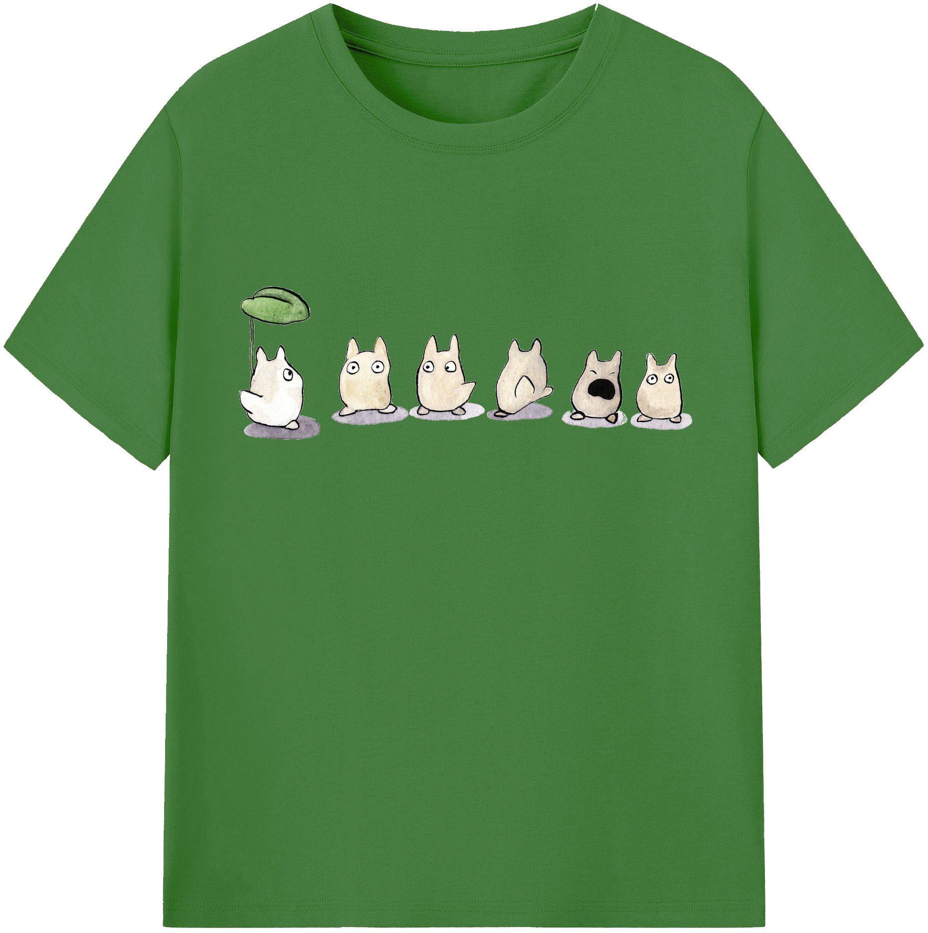 （画像用） となりのトトロ 草壁メイ 草壁サツキ My Neighbor Totoro Satsuki Kusakabe Mei Kusakabe レディースカジュアルプリントTシャツ（綿100％）